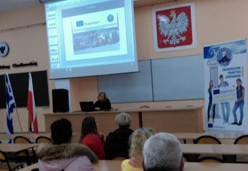 Zebranie z rodzicami - Realizacja projektu ERASMUS+