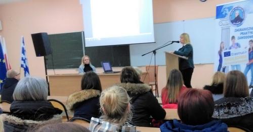 Zebranie z rodzicami - Realizacja projektu ERASMUS+